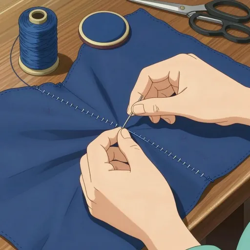 oversewn