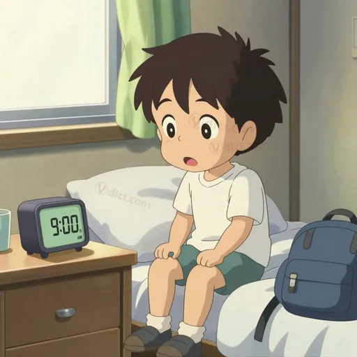 overslept