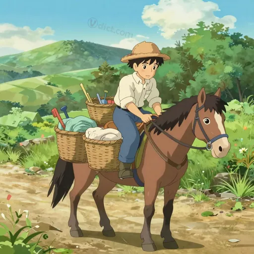 pack-horse