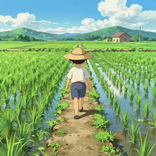 paddy field