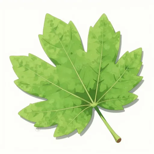 palmate leaf