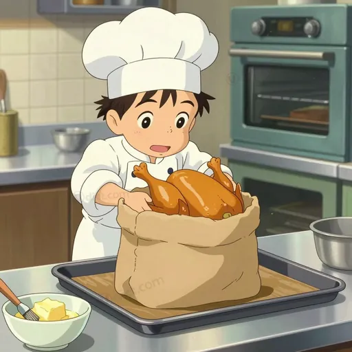 paper-bag cookery