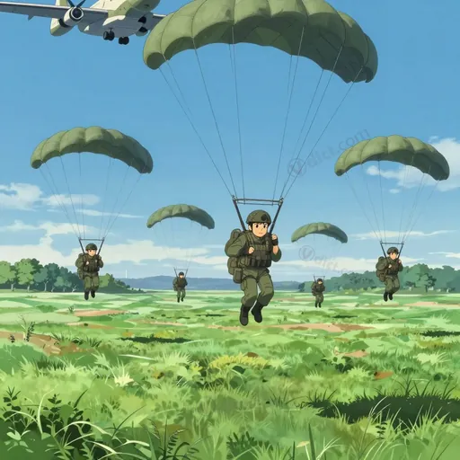 parachute troops
