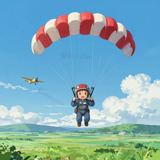 parachuting