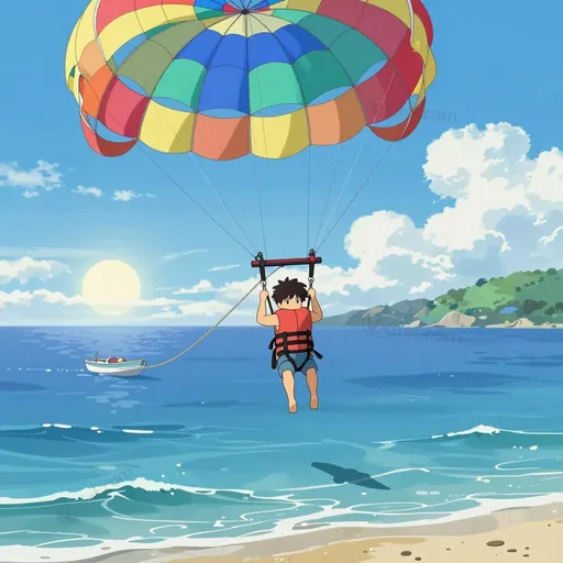 parasailing