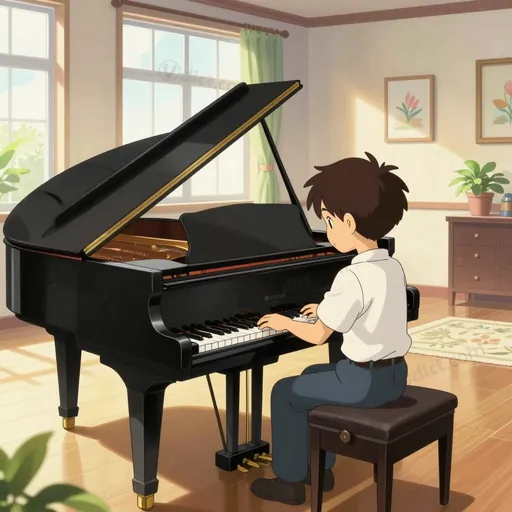 parlor grand piano