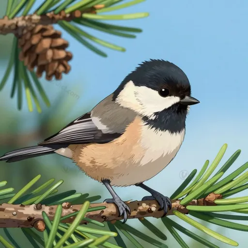 parus atricapillus