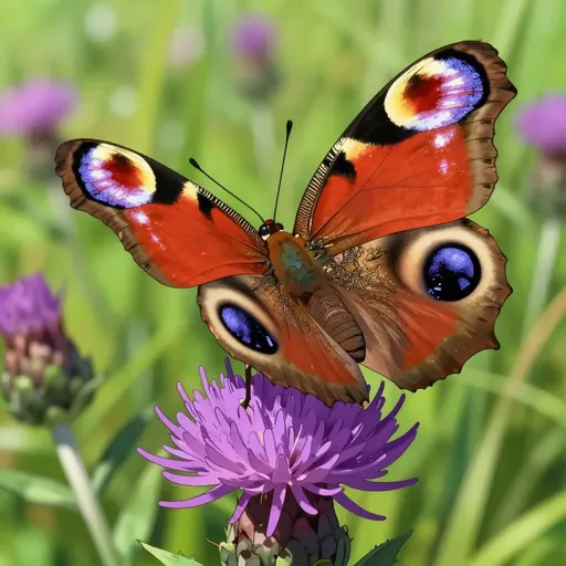 peacock butterfly