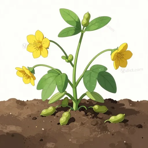 peanut vine