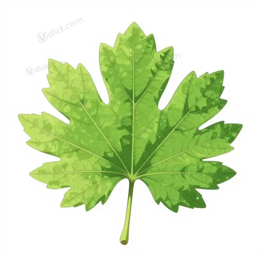 pedate leaf