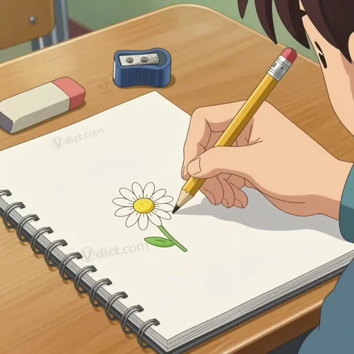 penciled