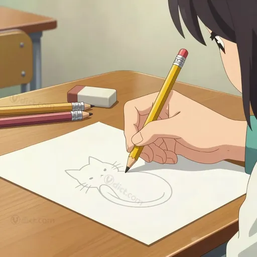 pencilled