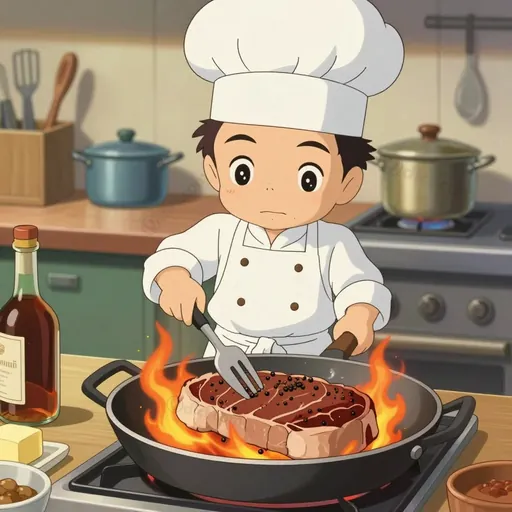 peppered steak