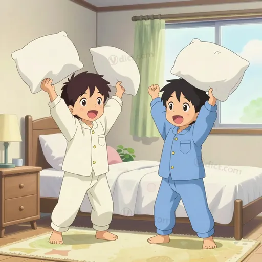 pillow-fight