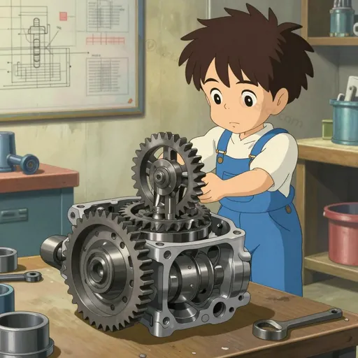 pinion and crown wheel