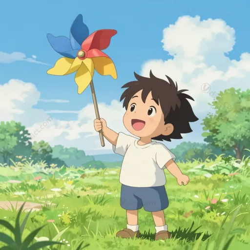 pinwheel wind collector
