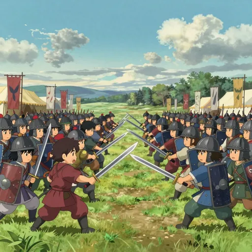 pitched battle