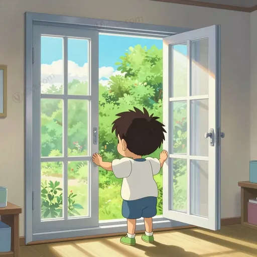 pivoting window