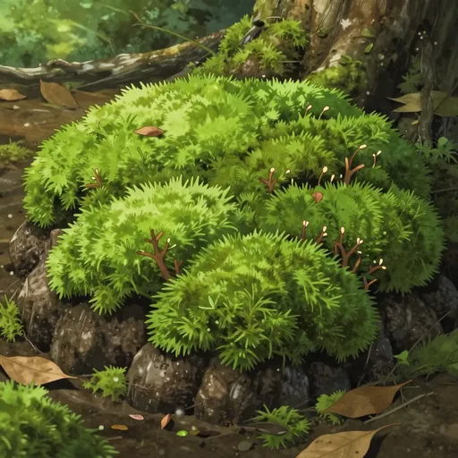 pleurocarpous moss
