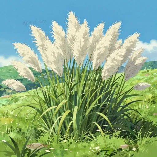 plumed tussock