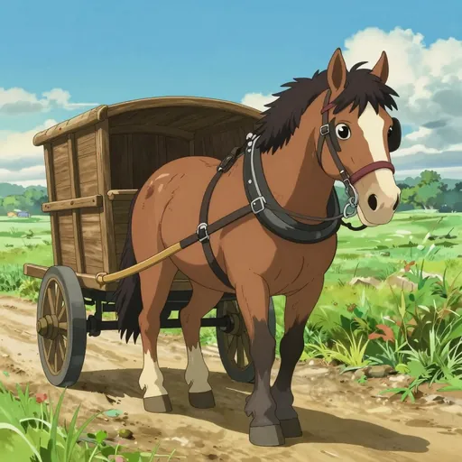 pole horse