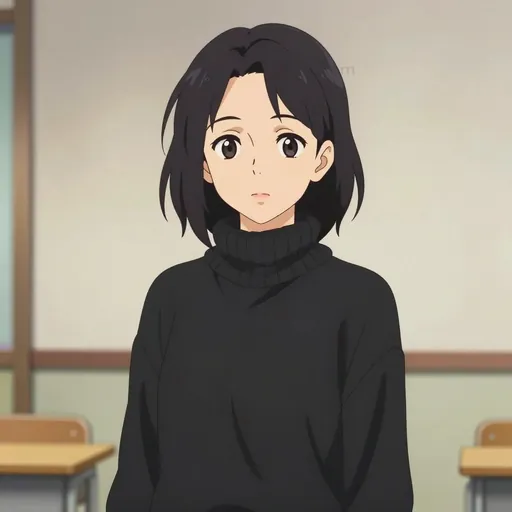 polo-neck collar