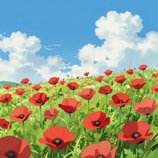 poppied