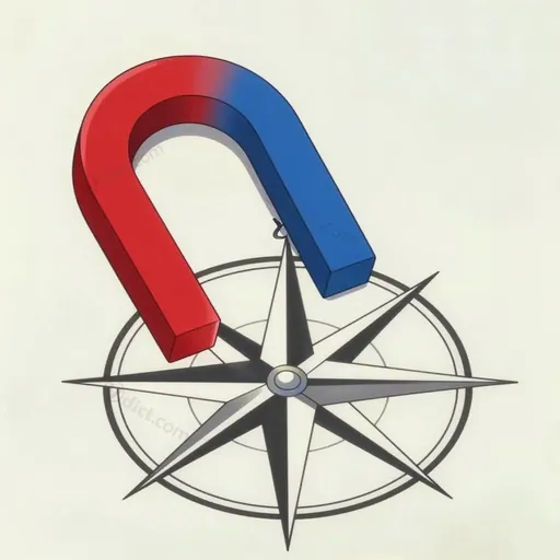 positive magnetic pole