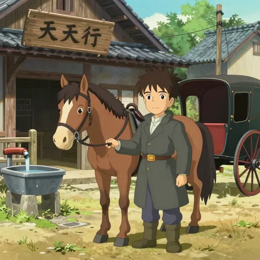post horse