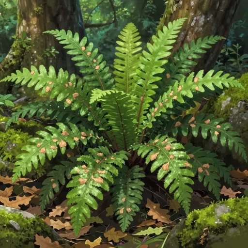 prickly shield fern