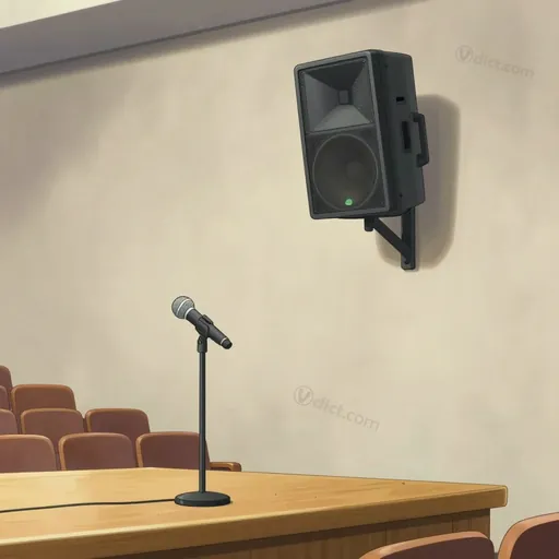 public-address system