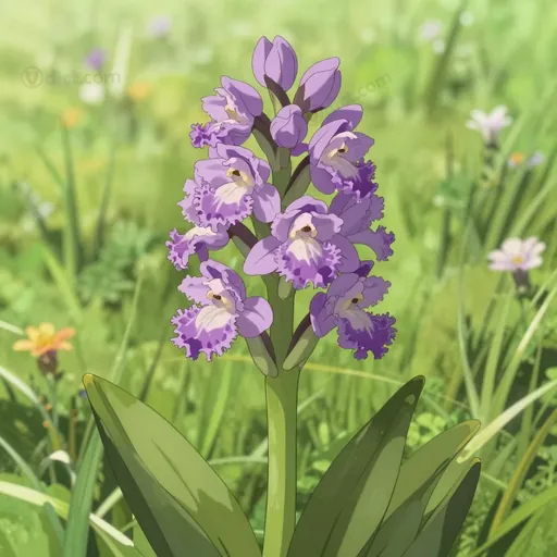 purple-fringed orchid