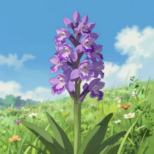purple-fringed orchis