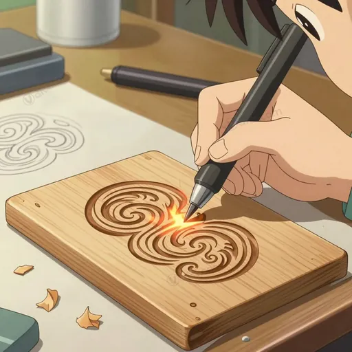 pyrographic