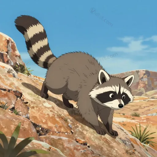 raccoon fox