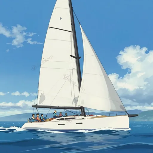 racing yacht