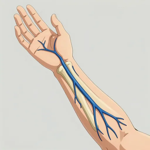 radial vein