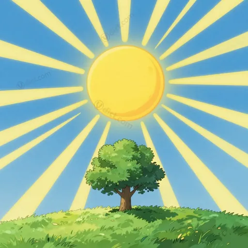 radiating