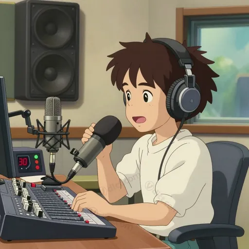 radio announcer
