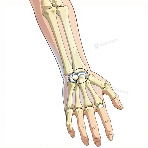 radiocarpal joint