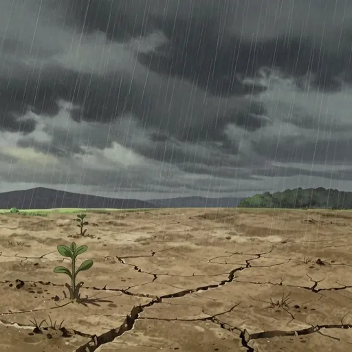 rain down
