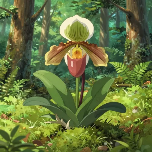 ram's-head lady's slipper