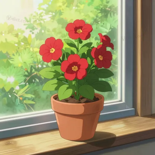 red-flowered
