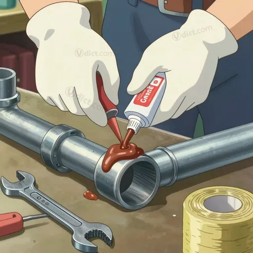 red-lead putty