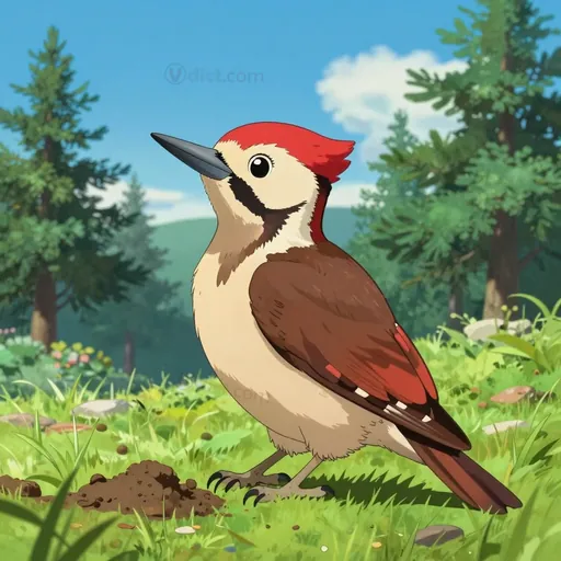red-shafted flicker