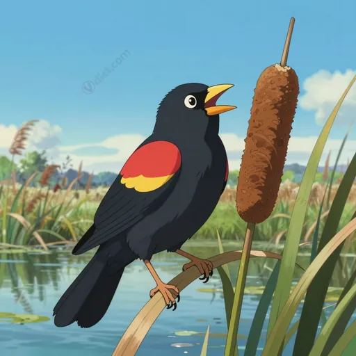 red-winged blackbird