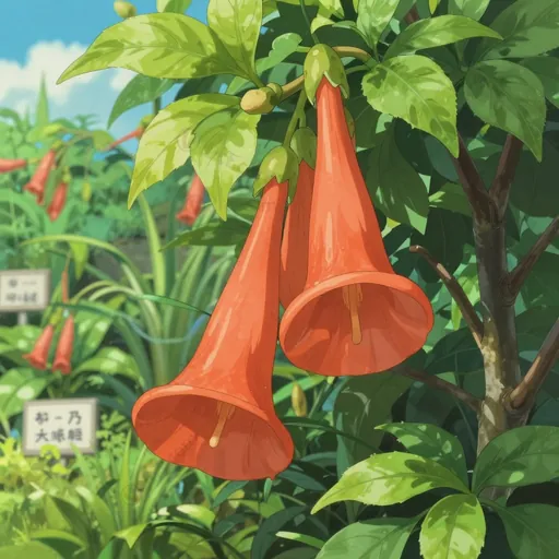 red angel's trumpet