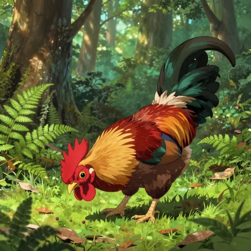 red jungle fowl