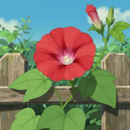 red morning-glory