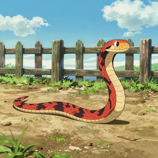 red rat snake